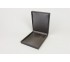 Metallic Grey woven Texture with Steel Grey leatherette  interior w/Ribbon Packer , Necklace Box 6 5/8" x 8 1/4" x 1 3/8" H